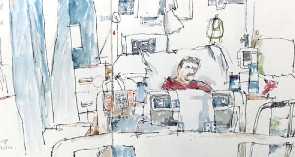 The patient opposite