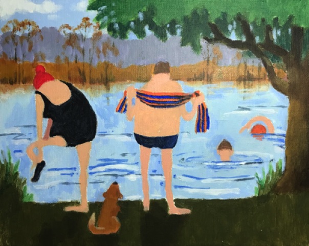 Early Autumn swim